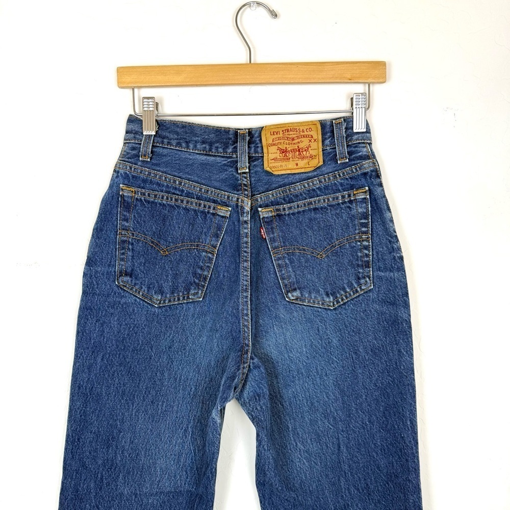 Vintage Levis High Rise Tapered Button Fly Jean